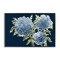 Stupell Industries Blue Hydrangeas on Indigo Framed Giclee, design by Janice Gaynor